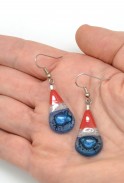 Patriotic Glass Teardrops